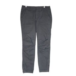 ARITZIA GOLDEN BY TNA- WOMEN'S 02 - GRAY COTTON BEND JOGGER PANT W/ ZIPPERS